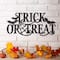 Glitzhome® 24" Metal Halloween TRICK OR TREAT Wall Sign